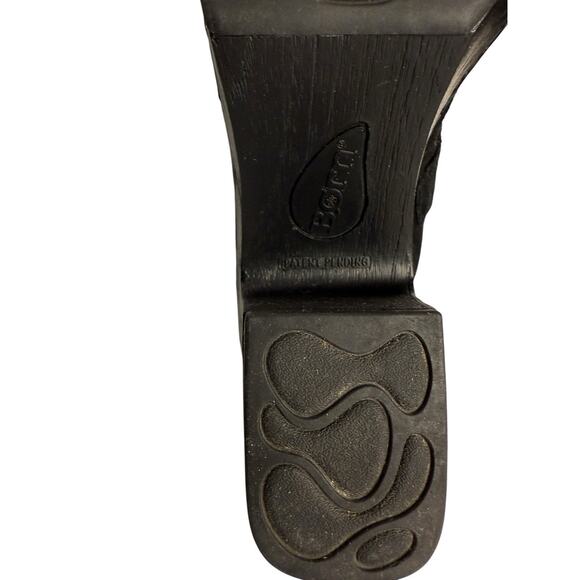 Born‎ Women's Strappy Platform Slingback Black Comfort Boho Shoes 9M EUC - Picture 9 of 9